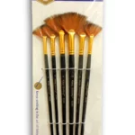 Keep Smiling Fan Brush Pack of 6