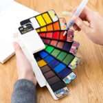 Rotatable Watercolor Palette For Artists ( 42 colors )