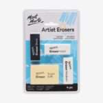 Signature Artist Erasers Pack Of 4 - Mont Marte