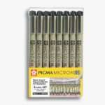 Sakura Pigma Microns Colored Pen 0.5 ( Pack Of 8 )