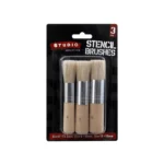Stencil Brushes Set of 3 Keep Smiling
