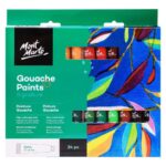 Mont Marte Paint Set – Gouache Paint 24pc x 12ml
