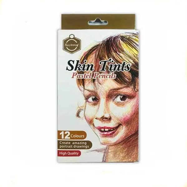 Keep-Smiling-Skin-Tints-Pastel-Pencils-color-_12Pcs_-The-Stationers-1671158628