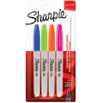Sharpie Permanent Marker Fine Point Pack of 4