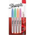 Sharpie Permanent Markers Fine Point Pack of 4