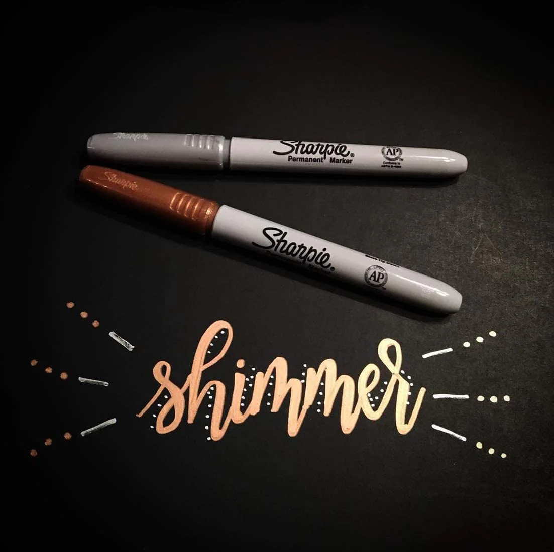 Sharpie Metallic Permanent Markers Set Of 4