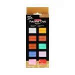 Mont Marte Polymer Clay Metallic Color - Pack of 10