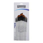 Keep Smiling Professional Chisel Tip Paint Brush Sets