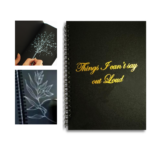 Studio Hardcover Black Paper Notebook For Artist - Sketch Notebook