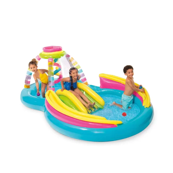 Intex Rainbow Inflatable Playground Pool