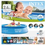 Intex Round Inflatable Swimming Pool with Filter Pump