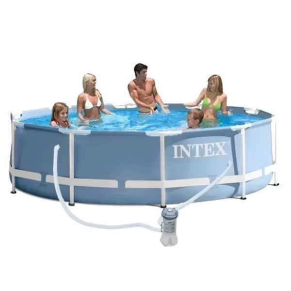 Intex Prism Frame Pool Set with Filter Pump and Accessories